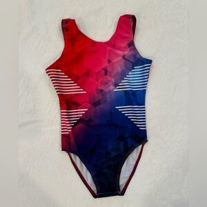 Girls USA gymnastics leotard